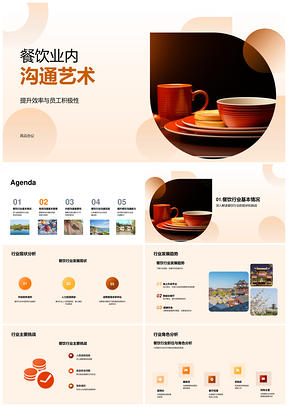 餐饮高效沟通提升员工积极性应对行业挑战PPT模板
