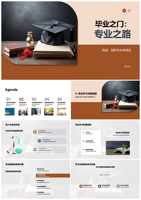 专业挑战创新毕设答辩启未来之路PPT模板