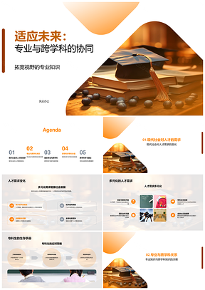 专业跨学科协同适应未来创新PPT模板