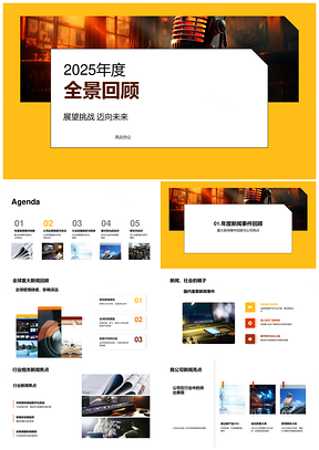 202520XX公司运营行业趋势创新升级全景回顾PPT模板