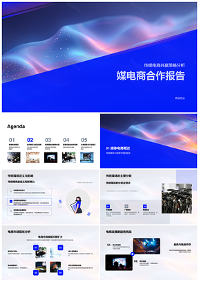 传统媒体电商合作模式与成功案例分析PPT模板