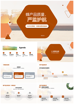 蜂产品质量监管政策法规与溯源技术解析PPT模板