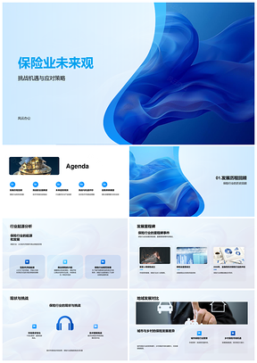 保险业未来观现状与客户需求变化PPT模板