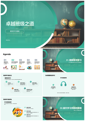 班集体高效学习效能提升之道PPT模板