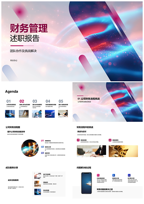 财务管理团队协作挑战解决流程优化策略案例心得PPT模板