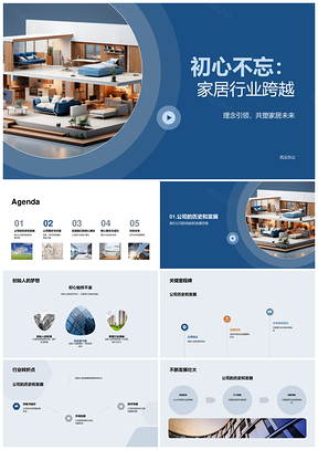 家居行业年终总结理念引领创新责任质量PPT模板