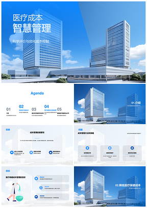 医疗保健成本数据分析流程优化绩效管理PPT模板
