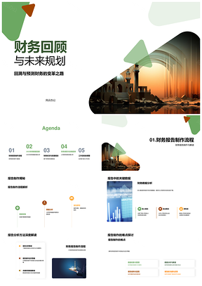 2025财务数据分析回顾与未来规划发展计划PPT模板