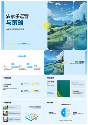 2025乡村旅游农家乐营销策划与体验推广策略PPT模板
