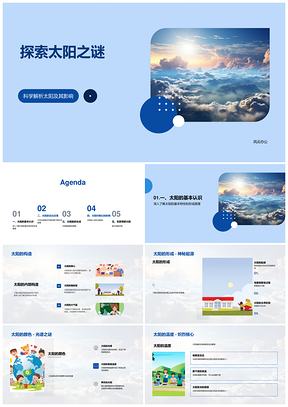 太阳核聚变地球自转小学科学环保课件
