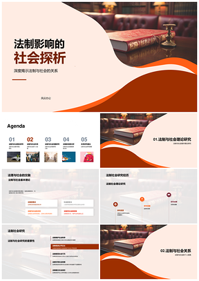 法制社会研究影响理论与个人视角PPT模板