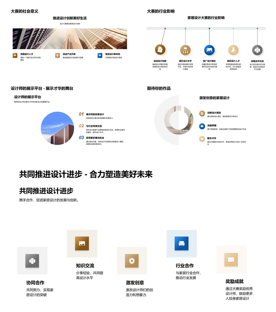 家居设计大赛创新实用蓝图规则评选解析PPT模板