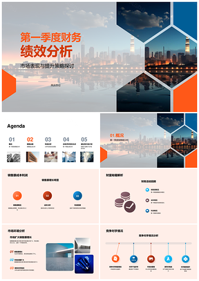 工业机械Q1销售成本利润市场分析策略PPT模板