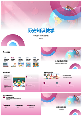 2025历史教学时空故事事件案例记忆现实关联PPT模板