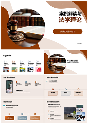 2025案例法学理论实战学术比较历史分析PPT模板