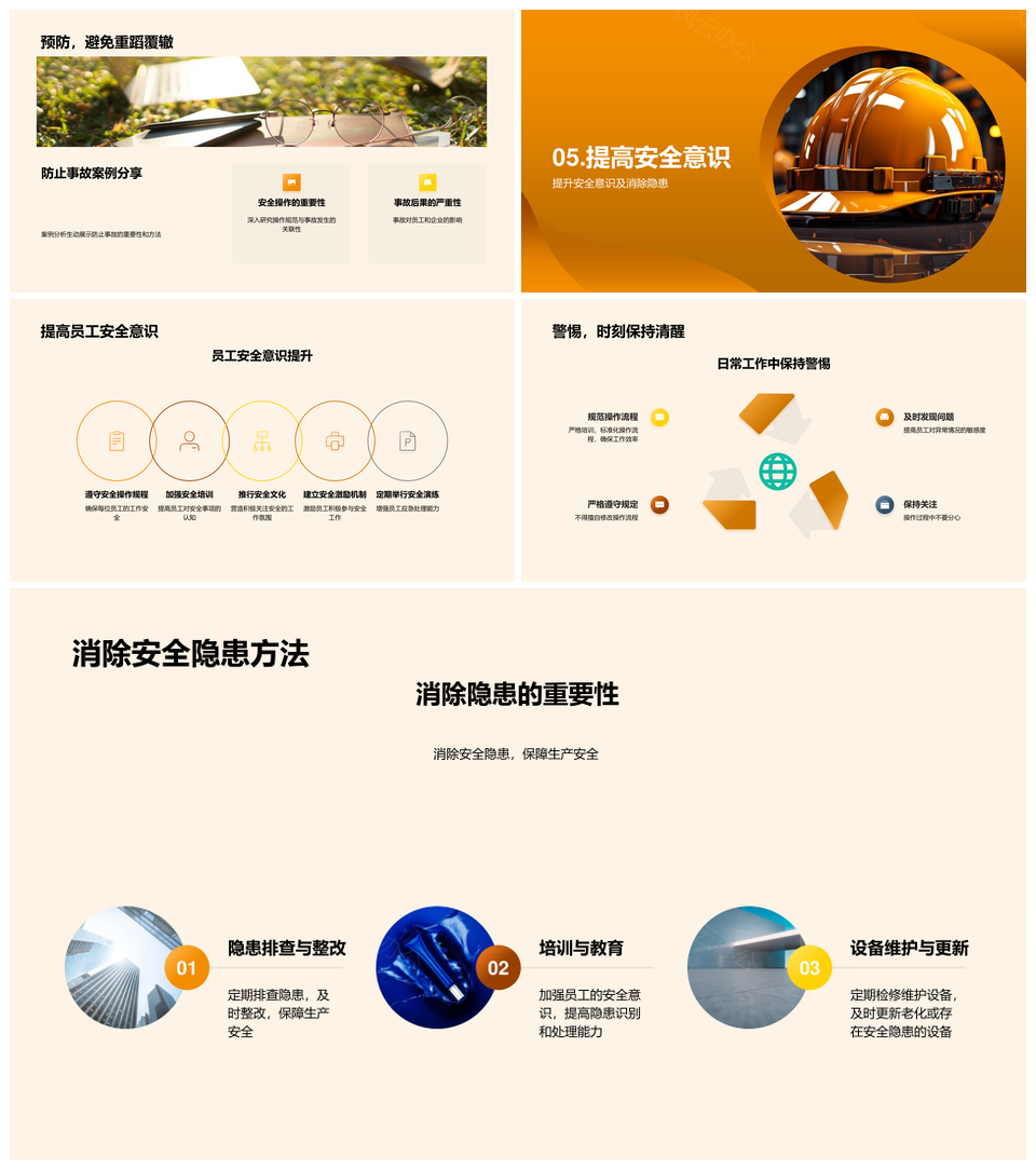 半年度生产安全政策任务机械检查纵览PPT模板