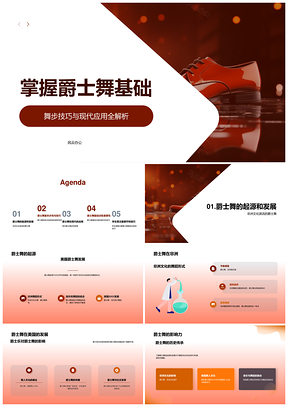 2025爵士舞训练节奏感柔韧性动作教学现代应用PPT模板