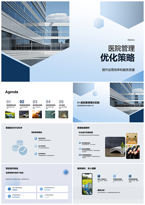 医院管理运营效率服务质量提升策略PPT模板