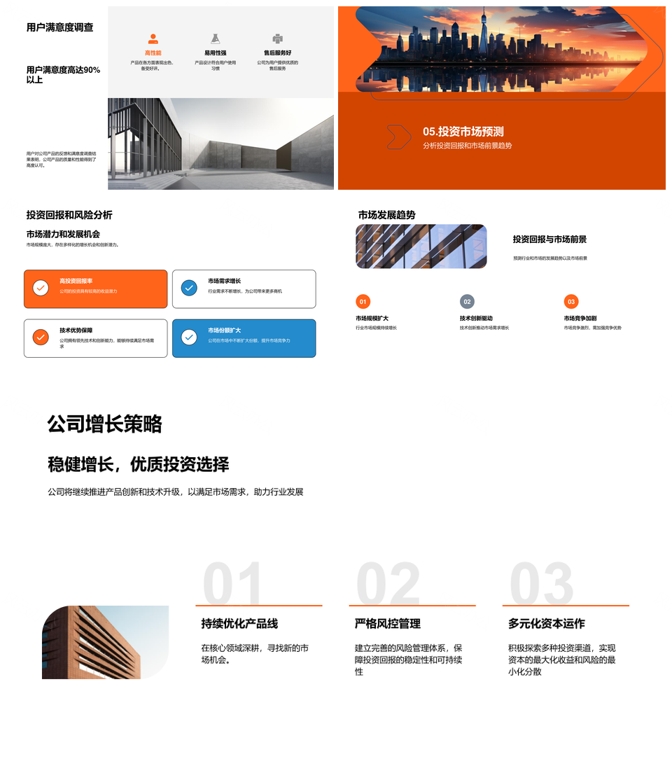 未来智能生活企业五年研发创新竞争战略PPT模板