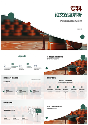 专科论文选题理论与实践热点研究PPT模板