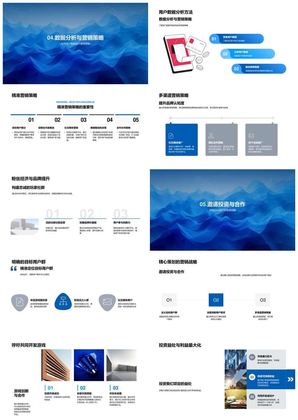 2025游戏设计营销策略热门IP用户需求创新案例PPT模板