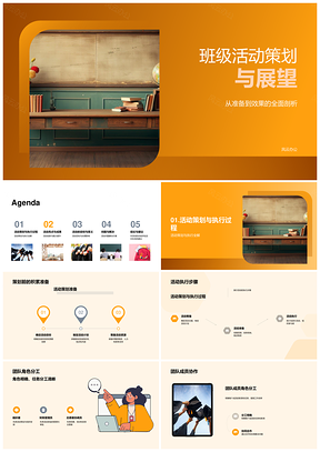 班级活动创新策划成果目标长期影响PPT模板