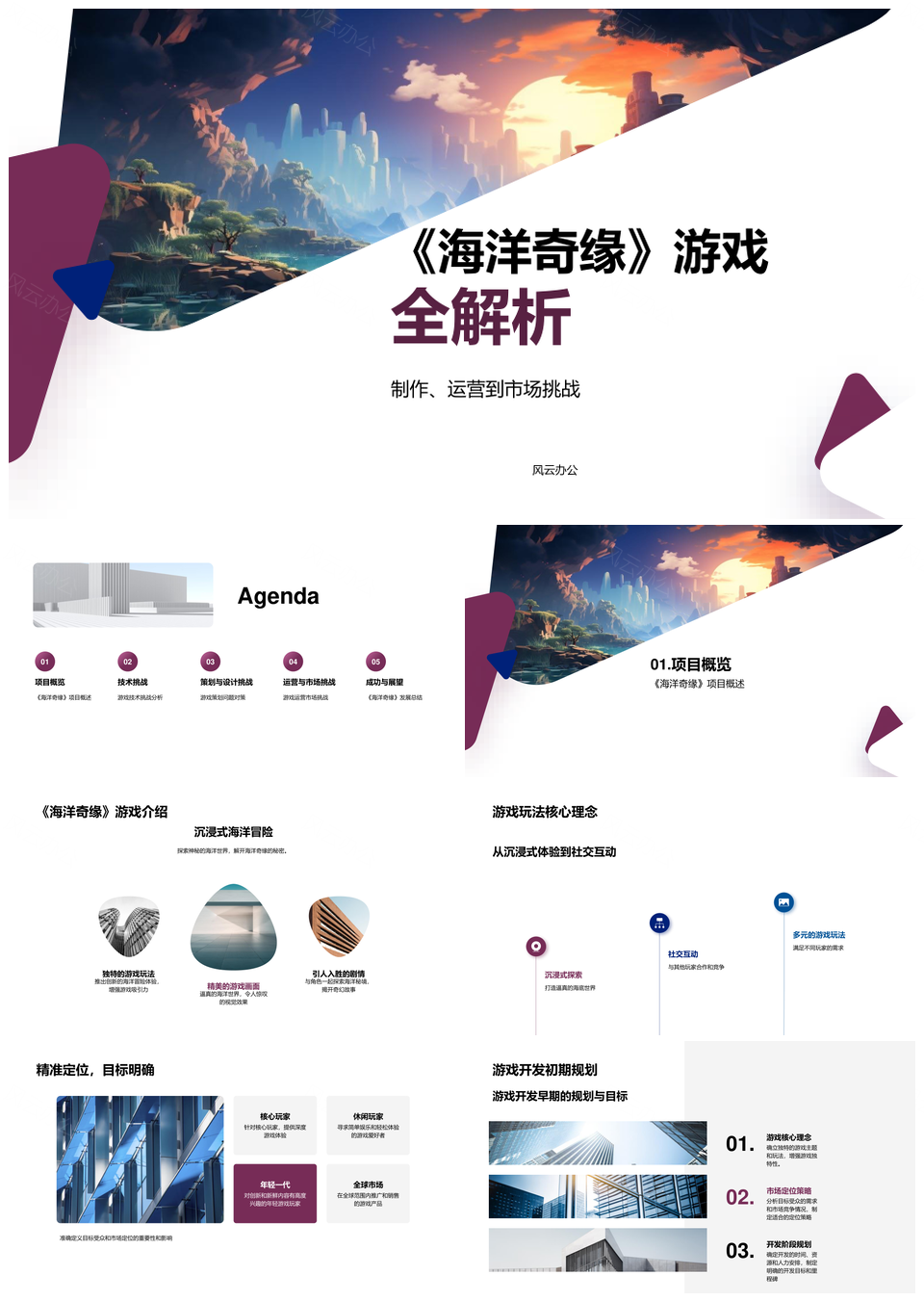 海洋奇缘游戏开发运营挑战与水下玩法解析PPT模板