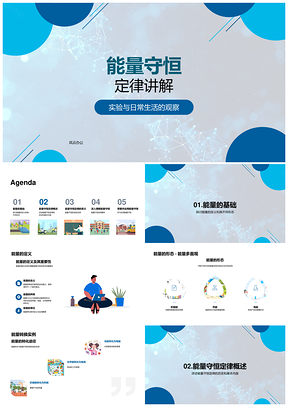 能量守恒定律系统能量转换应用解析PPT模板