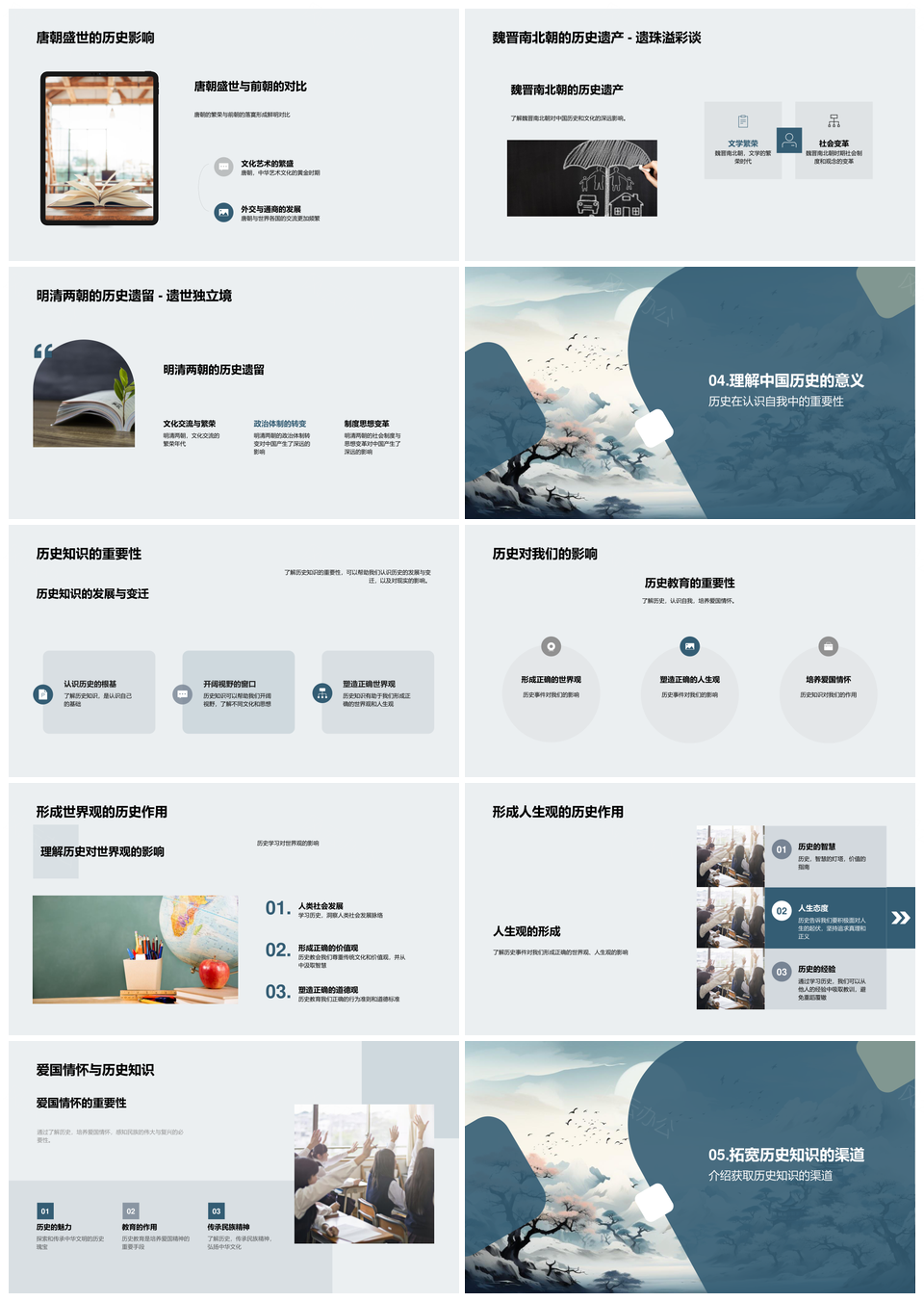 中华五千年文明重要事件人物探源PPT模板