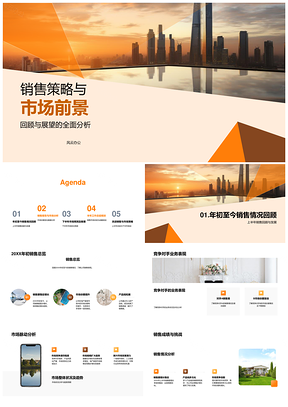 地产家居销售策略与市场前景总览PPT模板