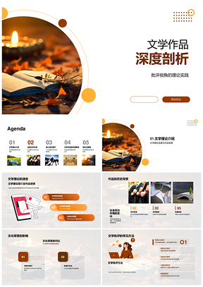 文学理论发展生平社会实证析论应用PPT模板