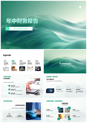 2025年中财务战略资产负债成本控制行业对比投资风控PPT模板