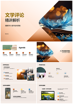 文学评论批判思维与公正评价能力解析PPT模板