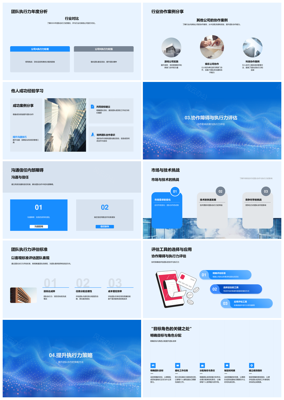 协作提升游戏设计团队执行力文化PPT模板
