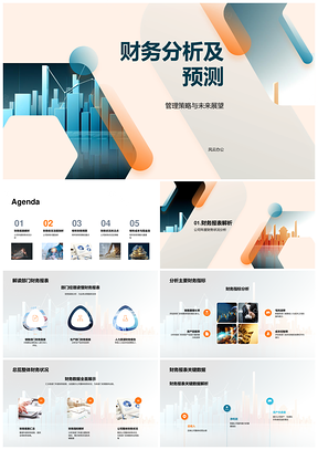 财务分析预测管理策略未来展望PPT模板