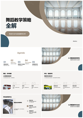 舞蹈教学策略方法实践与种类特点分析PPT模板