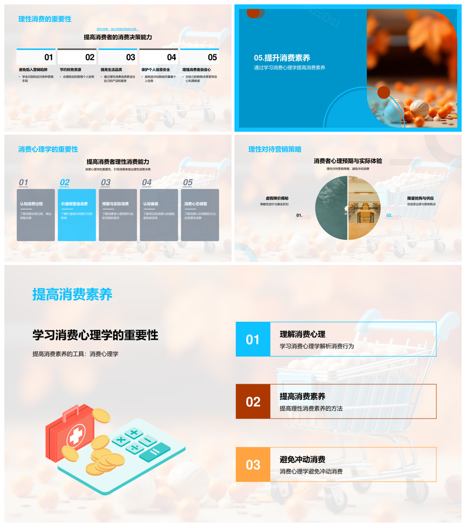 双十一营销策略与消费心理驱动理性决策PPT模板
