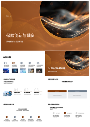 保险创新融资策略与风投机遇解析PPT模板