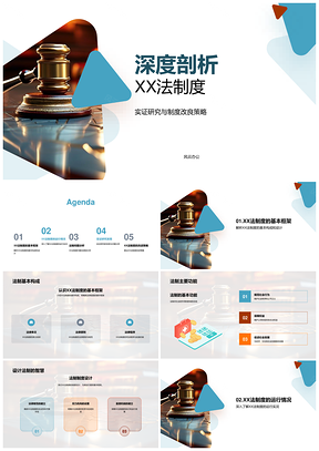 XX法制度实证评估与改良策略分析PPT模板