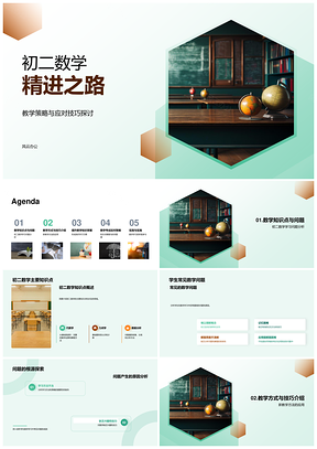 初二数学图解策略抽象思维精进PPT模板