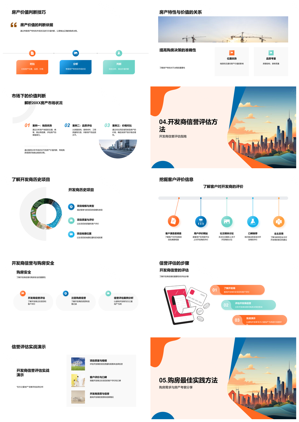 购房全攻略市场趋势分析与优选策略PPT模板