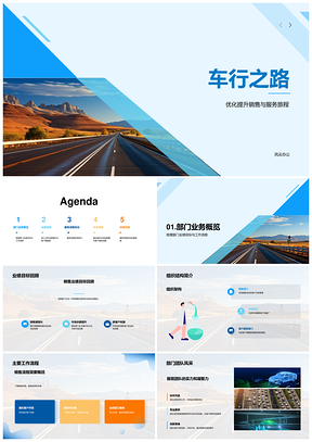 车行结构流程优化提速响应助业绩满意度增长PPT模板