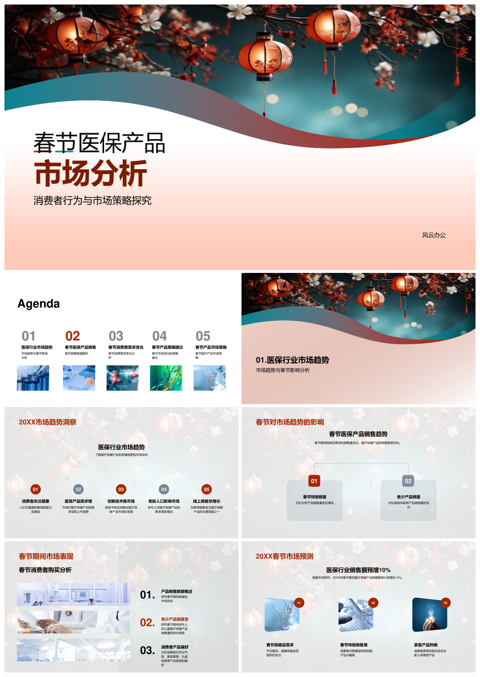 春节医保产品市场策略与消费需求分析PPT模板