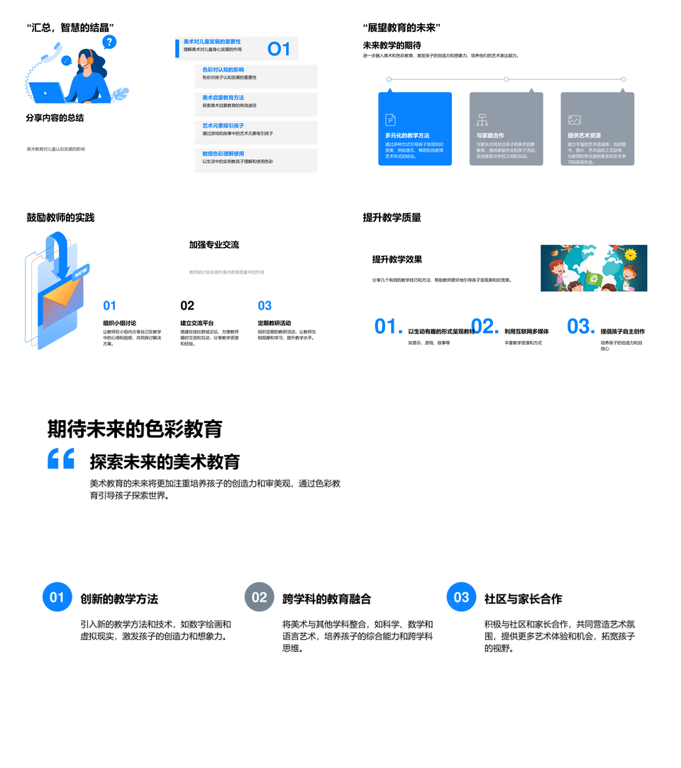 幼儿美术创意色彩启蒙认知教学法PPT模板
