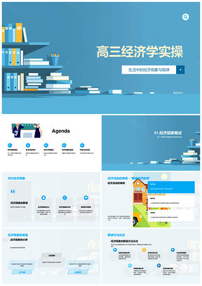 高三经济实操解析现象规律物价就业决策生活PPT模板
