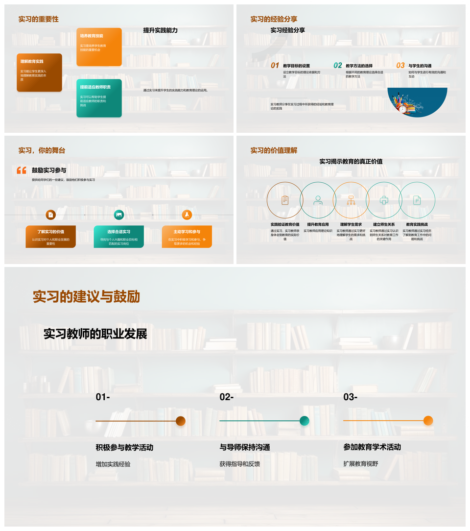 教育理论与实习教师教学实践探索PPT模板