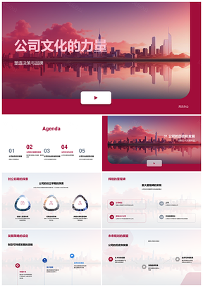 公司文化驱动决策塑造品牌凝聚投资者价值观PPT模板