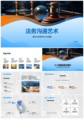 法务沟通艺术助力企业法务管理提效培训PPT模板