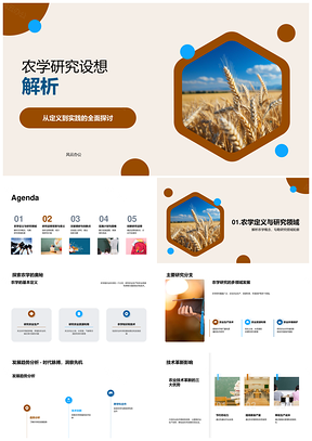 农学研究设想定义实践与发展趋势PPT模板