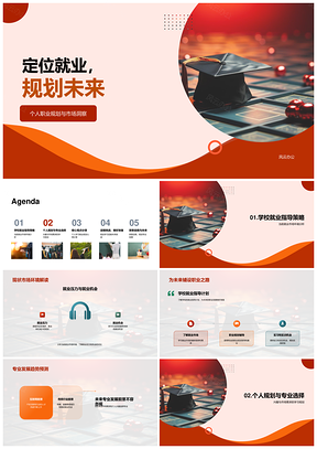 就业定位规划未来解析市场趋势专业发展PPT模板